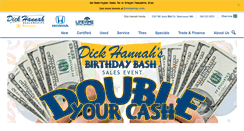 Desktop Screenshot of dickhannahhonda.com